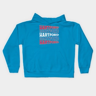 NATIONAL TEXT ART USA HARTFORD Kids Hoodie